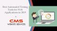 Best Automated Testing Tools for Web Applications in 2019 PowerPoint PPT Presentation