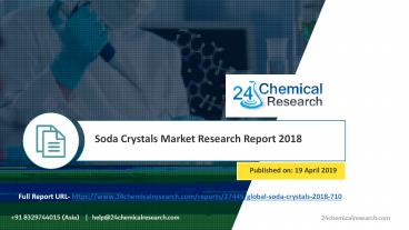 Soda Crystals Market Research Report 2018