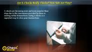 safe eCheck merchant for online transaction