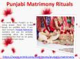 Punjabi Matrimony – Ritual & Traditions PowerPoint PPT Presentation