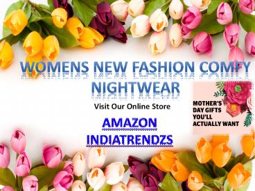 Womens New Fashion Comfy Nightwear
