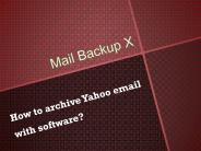 How to auto archive emails in yahoo