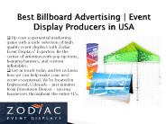 Best Billboard Advertising | Event Display Producers in USA