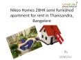 Nikoo Homes 2BHK semi furnished apartment for rent in Thanisandra, Bangalore PowerPoint PPT Presentation