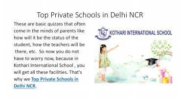 Top Private Schools in Delhi NCR (1)