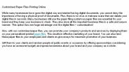 Customize Company Paper Files Printing Online