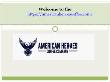 American Heroes Coffee Company Apparels