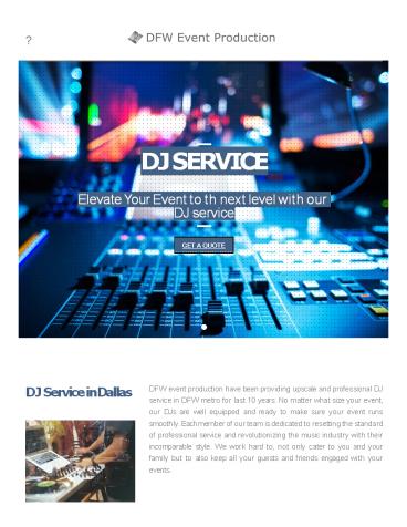 DJ Services in Dallas | DJ Services Provider in Dallas