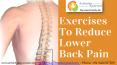 Exercises for Lower Back Pain Relief PowerPoint PPT Presentation
