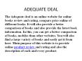Adequate Deal (1) PowerPoint PPT Presentation