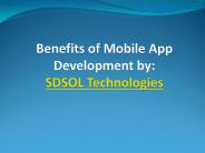 Benefits of Mobile App Development