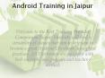 Android Training im Jaipur PowerPoint PPT Presentation