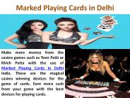 Marked Playing Cards in Delhi