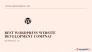 Best Wordpress Website Development Company