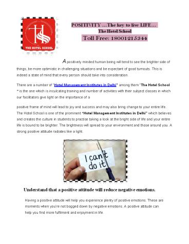 Hotel Management Institutes in Delhi (2)