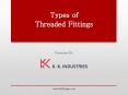 Types of Threaded Fittings PowerPoint PPT Presentation