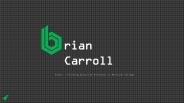Brian Carroll CWU - Author From Bethlehem, Pennsylvania