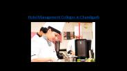Hotel Management Colleges in Chandigarh