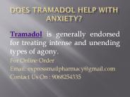 Does tramadol help with anxiety?