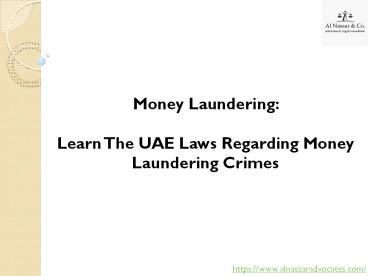 Money Laundering Crimes in UAE