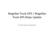 Magellan truck GPS