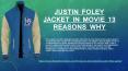 JUSTIN FOLEY JACKET IN MOVIE 13 REASONS WHY PowerPoint PPT Presentation