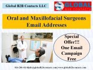 Oral and Maxillofacial Surgeons Email Addresses