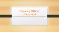 Distance MBA in Jharkhand - MIT School of Distance Education PowerPoint PPT Presentation