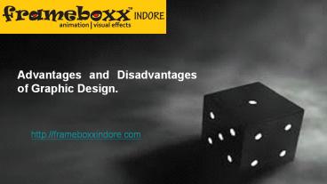Advantage And Disadvantage About Graphic Design