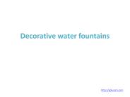 Water Fountains