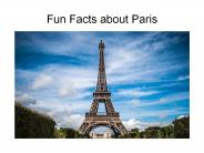Fun facts about Paris