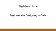 Website Designing in Delhi |Digitalseed India