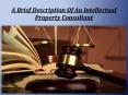 A Brief Description Of An Intellectual Property Consultant PowerPoint PPT Presentation