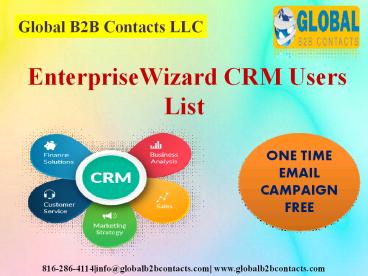  EnterpriseWizard CRM Users List