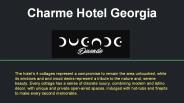 Charme Hotel Georgia | Duende Treehouse & Cocktails