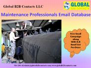 Maintenance Professionals Email Database