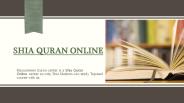Shia Quran Online