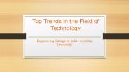 Top Technology Trends - Technology Trends - Avantika University