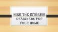Home Interior Designers in Chennai PowerPoint PPT Presentation