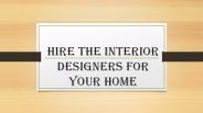 Home Interior Designers in Chennai