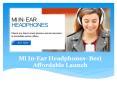 Mi In-Ear Headphones- Best Affordable Launch! PowerPoint PPT Presentation