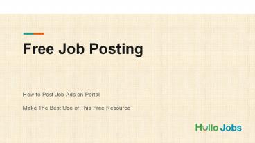 Seeking FreeJobBoards for Employers? Post Free