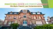 French Real Estate and French Leaseback