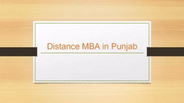 Distance MBA in Punjab | Management Distance Learning - MIT School of Distance Education
