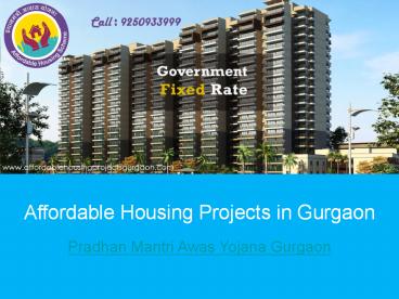 Huda Affordable Housing Projects in Gurgaon