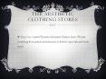 Aesthetic Noir Clothing Store PowerPoint PPT Presentation