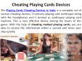 Cheating Playing Cards Devices PowerPoint PPT Presentation