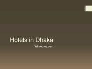 Hotels in Dhaka