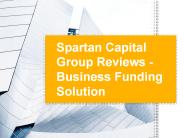 Spartan Capital Group Reviews - Business Funding Solution