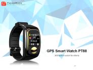 Smart gps watch with sleek design